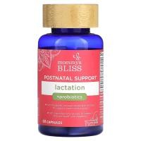 ราคา Mommy's Bliss, Postnatal Support, Lactation + Probiotics, 60 Capsules (BAB-10622)