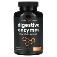 ราคา NutraChamps, Digestive Enzymes with Prebiotics & Probiotics, 180 Veggie Capsules (NHP-99964)