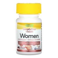 ราคา Super Nutrition, SimplyOne วิตามินรวม + สมุนไพรบำรุง สำหรับผู้หญิง รสไวลด์เบอร์รี่ บรรจุเม็ดเคี้ยว 30 เม็ด (SPN-00268)