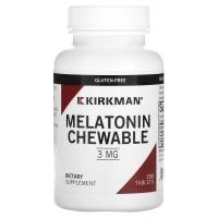ราคา Kirkman Labs, Melatonin Chewable, 3 mg, 150 Tablets (KIM-02046)