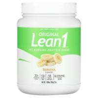 ราคา Lean1, Original, Fat Burning Protein Shake, Banana, 1.68 lbs (765 g) (LNN-01050)