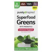 ราคา Purely Inspired, Superfood Greens with Probiotics, 100 Veggie Capsules (PLY-61048)