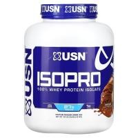 ราคา USN, IsoPro, 100% Whey Protein Isolate, Chocolate, 4 lbs (1,814 g) (USN-94627)