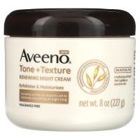 ราคา Aveeno, Tone + Texture Renewing Night Cream, Fragrance Free, 8 oz (227 g) (AVO-02185)