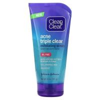ราคา Clean & Clear, Acne Triple Clear Exfoliating Scrub, 5 oz (141 g) (CNC-16853)