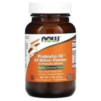 ราคา NOW Foods, Probiotic-10 Powder, 50 Billion, 2 oz (57 g) (NOW-02927)