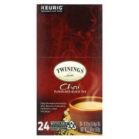 ราคา Twinings, Flavoured Black Tea, Chai, 24 K-Cups, 0.12 oz (3.4 g) Each (TWN-86084)