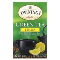 ราคา Twinings, Green Tea, Lemon, 20 Tea Bags, 1.41 oz (40 g) (TWN-25099)