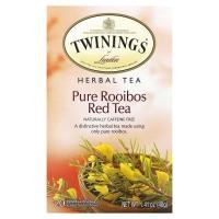 ราคา Twinings, Herbal Tea, Pure Rooibos Red Tea, Caffeine Free, 20 Tea Bags, 1.41 oz (40 g) (TWN-18032)