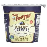 ราคา Bob's Red Mill, Oatmeal Cup, Blueberry and Hazelnut, 2.5 oz (71 g) (BRM-01184)