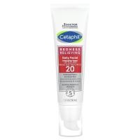 ราคา Cetaphil, Redness Relieving, Daily Facial Moisturizer with Sunscreen, SPF 20, Fragrance Free, 1.7 fl oz (50 ml) (CET-88900)