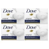 ราคา Dove, Beauty Bar Soap with Deep Moisture, Original, 4 Bars, 3.75 oz (106 g) Each (DVE-61069)