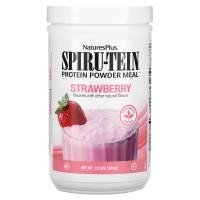 ราคา NaturesPlus, Spiru-Tein Protein Powder Meal, Strawberry, 1.2 lbs (544 g) (NAP-04573)
