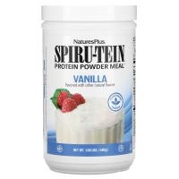 ราคา NaturesPlus, Spiru-Tein, Protein Powder Meal, Vanilla, 1.06 lbs (480 g) (NAP-04580)