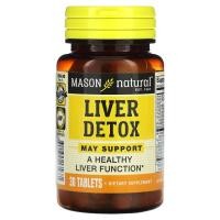 ราคา Mason Natural, Liver Detox, 30 Tablets (MAV-13568)