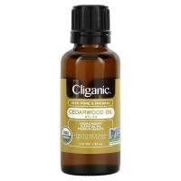 ราคา Cliganic, 100% Pure Essential Oil, Cedarwood Oil, 1 fl oz (30 ml) (CLG-00794)