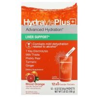 ราคา Hydralyte, Advanced Hydration, Liver Support, Blood Orange, 12 Packets, 0.32 oz (9 g) Each (HDL-72367)