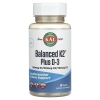 ราคา KAL, Balanced K2 Plus D3, 60 Tablets (CAL-85312)