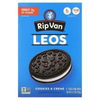 ราคา Rip Van Wafels, Leos, Cookies & Creme, 4 Packs, 1.69 oz (48 g) Each (RIP-70593)