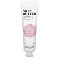 ราคา SKINFOOD, Shea Butter Perfumed Hand Cream, Rose, 1.01 fl oz (30 ml) (SKF-67336)