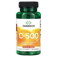 ราคา Swanson, C-500, 500 mg, 100 Capsules (SWV-01101)