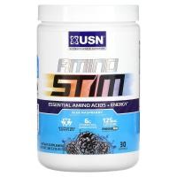 ราคา USN, Amino Stim, Essential Amino Acids + Energy, Blue Raspberry, 10.05 oz (285 g) (USN-94111)
