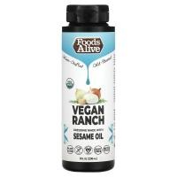 ราคา Foods Alive, Dressing Made with Sesame Oil, Vegan Ranch, 8 fl oz (236 ml) (FDA-00070)