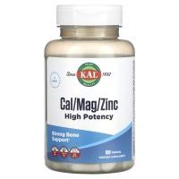 ราคา KAL, Cal/Mag/Zinc, High Potency , 100 Tablets (CAL-57710)