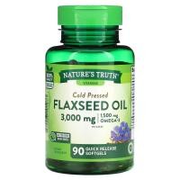 ราคา Nature's Truth, Flaxseed Oil, 1,000 mg, 90 Quick Release Softgels (NTH-10127)