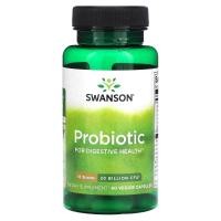 ราคา Swanson, Probiotic, 20 Billion CFU, 60 Veggie Capsules (SWV-19034)