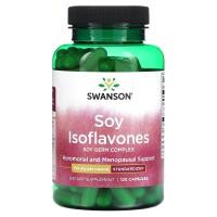 ราคา Swanson, Soy Isoflavones, Soy Germ Complex, Standardized, 750 mg, 120 Capsules (SWV-01673)