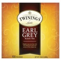ราคา Twinings, Earl Grey Black Tea, 100 Tea Bags, 7.05 oz (200 g) (TWN-23676)