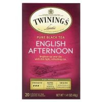 ราคา Twinings, Pure Black Tea, English Afternoon, 20 Tea Bags, 1.41 oz (40 g) (TWN-15576)