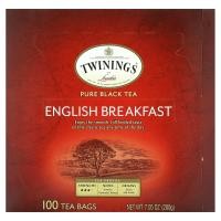 ราคา Twinings, Pure Black Tea, English Breakfast, 100 Tea Bags, 7.05 oz (200 g) (TWN-23674)