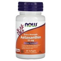 ราคา NOW Foods, Extra Strength Astaxanthin, 10 mg, 30 Softgels (NOW-02249)