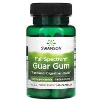 ราคา Swanson, Full Spectrum Guar Gum, 400 mg, 60 Capsules (SWV-11279)