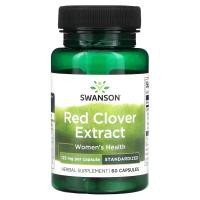 ราคา Swanson, Red Clover Extract, 125 mg, 60 Capsules (SWV-14175)