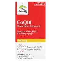 ราคา Terry Naturally, CoQ10, Bioactive Ubiquinol, 100 mg, 60 Softgels (EUR-24406)