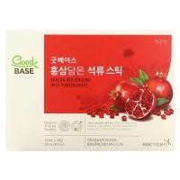 ราคา Goodbase, Korean Red Ginseng with Pomegranate, 30 Sticks, 0.34 fl oz (10 ml) Each (GDB-01219)