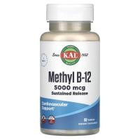ราคา KAL, Methyl B-12, 5,000 mcg, 60 Tablets (CAL-53570)