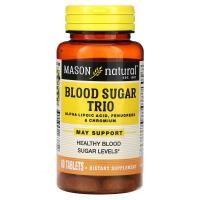 ราคา Mason Natural, Blood SugarTrio, 60 Tablets (MAV-16375)
