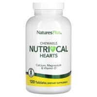 ราคา NaturesPlus, Chewable Nutri-Cal Hearts, 120 Tablets (NAP-03346)