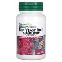 ราคา NaturesPlus, Herbal Actives, Red Yeast Rice Gugulipid, 450 mg, 60 Vegan Capsules (NAP-07247)