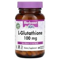 ราคา Bluebonnet Nutrition, L-Glutathione, 100 mg, 60 Vegetable Capsules (BLB-00050)