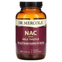 ราคา Dr. Mercola, NAC With Milk Thistle, 250 mg, 180 Capsules (MCL-03971)