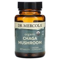 ราคา Dr. Mercola, Organic Chaga Mushroom, 30 Tablets (MCL-03263)