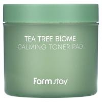 ราคา Farmstay, Tea Tree Biome, Calming Toner Pad, 4.73 fl. oz. (140 ml) (FSY-32276)