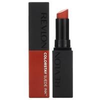 ราคา Revlon, ColorStay Suede Ink Lipstick, 006 In The Money, 0.09 oz (2.55 g) (RVN-18710)