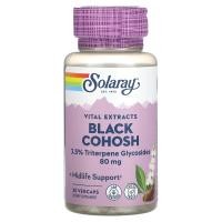 ราคา Solaray, Vital Extracts, Black Cohosh, 80 mg, 30 VegCaps (SOR-03173)
