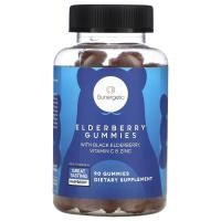 ราคา Sunergetic, Elderberry Gummies, With Black Elderberry, Vitamin C & Zinc, Raspberry, 90 Gummies (SGC-00810)